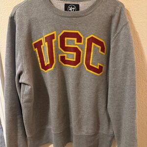 47 Brand USC Gray Sweatshirt